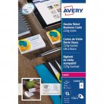 Avery C32016-25 85 x 54mm Business Cards - 25 sheets - 10 cards per Sheet 35308J
