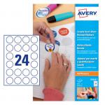 This photo shows a sheet of Avery UK miscellaneous labels with the code E3613. The labels are round and measure 40mm. They feature a reward sticker design and the code 35310J is printed on the back. The labels are colorful and vibrant, perfect for adding a fun touch to any project.