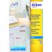 Avery J8659-25 17.8 x 10mm Mini Multipurpose Labels 25 Sheets - 270 Labels per Sheet 35312J