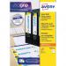 Avery L4761-25 192 x 61mm Filing Labels 25 Sheets - 4 Labels per Sheet 35315J