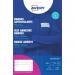 Avery L4785-20 80 x 50mm Self Adhesive Silk Name Badges 20 Sheets - 10 Labels per Sheet 35317J