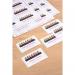 Avery L4785-20 80 x 50mm Self Adhesive Silk Name Badges 20 Sheets - 10 Labels per Sheet 35317J