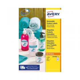Avery L4850REV-25 25mm Removable Round Labels 25 Sheets - 48 Labels per Sheet 35319J