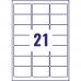Avery MP7160-40 63.5 x 38.1mm Permanent Multipurpose Labels 40 Sheets - 21 Labels per sheet 35327J