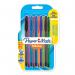 This picture shows a pack of 12 Paper Mate Inkjoy ballpoint pens from Newell Brands. The pack includes 10 assorted colors, with each pen labeled as 100ST. These pens have a sleek, modern design and a smooth writing ink. Perfect for all your writing needs.