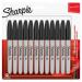 Sharpie Permanent Marker Black Fine Blister 12 35338J
