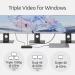Kensington UH1500P EQ USB-C 5Gbps Triple Video Driverless Mobile Dock 35360J