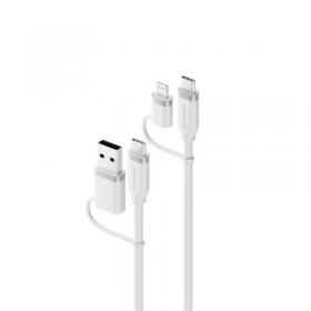 Alogic 4-in-1 100W Silicone Flexible Universal Charging Cable 35365J