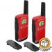 Motorola BOX DAMAGED - TLKR T42 Walkie Talkie Radio TWIN Pack Red 35385J