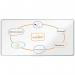 Nobo Premium Plus Enamel Magnetic Whiteboard 2000x1000mm 35413J