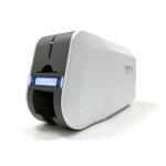 The IDP Name Badges IDP Smart 51 Plastic Card Printer (Single-Sided) presents a sleek and modern design with a slim profile. It features a clear LCD display for easy navigation and a sturdy, durable build. The printer produces high-quality, professional cards with ease and efficiency.