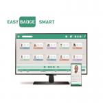 This photo shows the EasyBadge Name Badges EasyBadge Upgrade, specifically from the Lite to Professional version. The licence is a digital one with the code 35438J.
