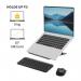 Fellowes Adjustable Laptop Riser Alumia Portable Laptop Stand Black 35598J