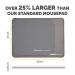 Fellowes Breyta XL Mousepad with Antibacterial Protection Grey 35600J