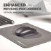 Fellowes Breyta XL Mousepad with Antibacterial Protection Grey 35600J