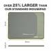 Fellowes Breyta XL Mousepad with Antibacterial Protection Sage 35602J