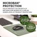 Fellowes Breyta XL Mousepad with Antibacterial Protection Sage 35602J