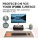 Fellowes Breyta Desk Mat with Antibacterial Protection Sand 35608J