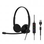 EPOS Impact 100 MS Stereo USB-C+A Headset 35656J
