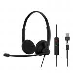 EPOS Impact 100 UC Stereo USB-C+A Headset 35658J