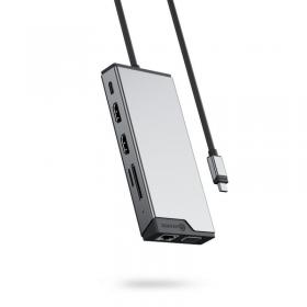 Alogic DV3 12-in-1 USB-C Dual Display Mini Dock 35703J