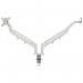 Leitz Ergo Space Saving Dual Monitor Arm Light Grey 35705J