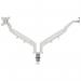 Leitz Ergo Space Saving Dual Monitor Arm Light Grey 35705J