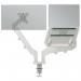 Leitz Ergo Space-Saving Dual Monitor and Laptop Arm Light Grey 35706J