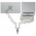 Leitz Ergo Space-Saving Dual Monitor and Laptop Arm Light Grey 35706J
