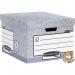 Bankers Box BOX DAMAGED - System Large Storage Box Grey Pack of 10 35760J