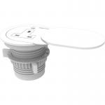 Fellowes Power Spot with 1 x Power Socket & 1 USB C White 35776J