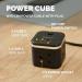 Fellowes Power Cube 3 Sockets, 1 USB-A & 2 USB-C Ports Black 35777J