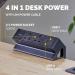 Fellowes Power Desk 2 Sockets, 1 USB-A and 1 USB-C Ports Black 35781J