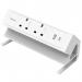 Fellowes Power Desk 2 Sockets, 1 USB-A and 1 USB-C Ports White 35782J