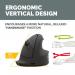 Fellowes Vertical Mouse Breyta Plus+ Vertical Mouse Left Handed Medium 35786J