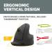 Fellowes Breyta Vertical Mouse with Antibacterial Protection Right Handed Medium 35788J