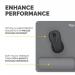 Fellowes Breyta Mousepad Standard Wrist Rest Grey 35790J