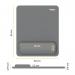 Fellowes Breyta Mousepad Standard Wrist Rest Grey 35790J