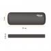 Fellowes Breyta Palm Rest Black 35799J