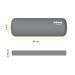 Fellowes Breyta Palm Rest Grey 35800J