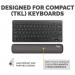 Fellowes Breyta Compact Keyboard Wrist Rest Black 35804J