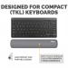 Fellowes Breyta Compact Keyboard Wrist Rest Grey 35805J