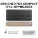 Fellowes Breyta Compact Keyboard Wrist Rest Sand 35808J