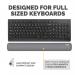 Fellowes Breyta Keyboard Wrist Rest Grey 35810J