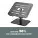 Fellowes Alumia Desk Laptop Stand Black 35815J