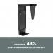 Fellowes Desk Thin Client Holder Black 35816J