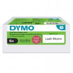 DYMO LabelWriter Small Name badge Labels 41 mm x 89 mm Pack of 6 Rolls 35838J