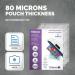 Fellowes A4 Laminating Pouches Gloss Finish 500 Sheets 80 Micron High Quality Finish 35863J