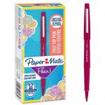 Paper Mate S0971630 Flair Pen 0.7 - 1mm Medium Tip Magenta Ink Box of 12 35955J