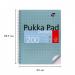Pukka A4 Metallic Dotted Notepad FSC Mix (Pack of 3) 35968J